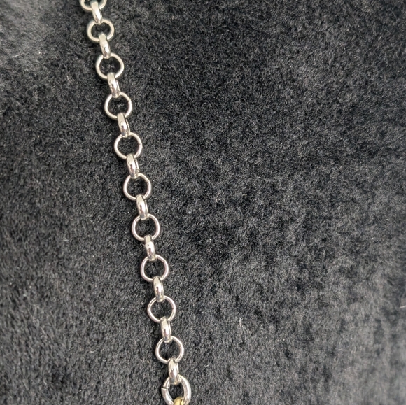 Chico's Black Label Retired Reversible Necklace Silver/Gold Tone - Picture 8 of 14